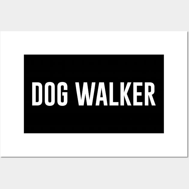 Dog Walker Wall Art by teesumi